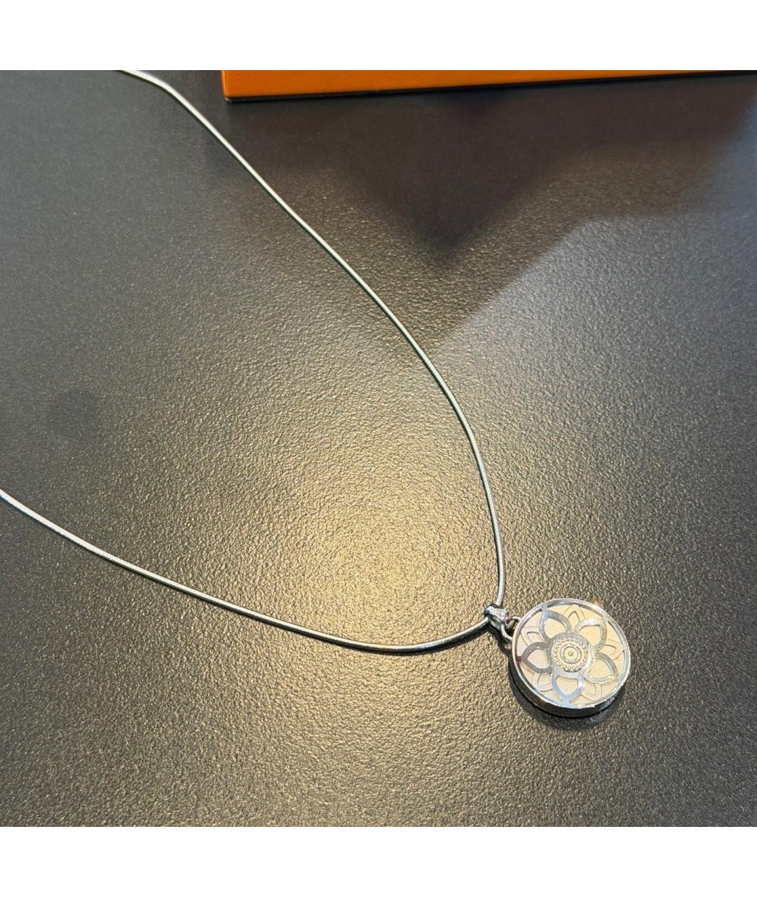 HERMES Серебряное серебряное колье, фото 9