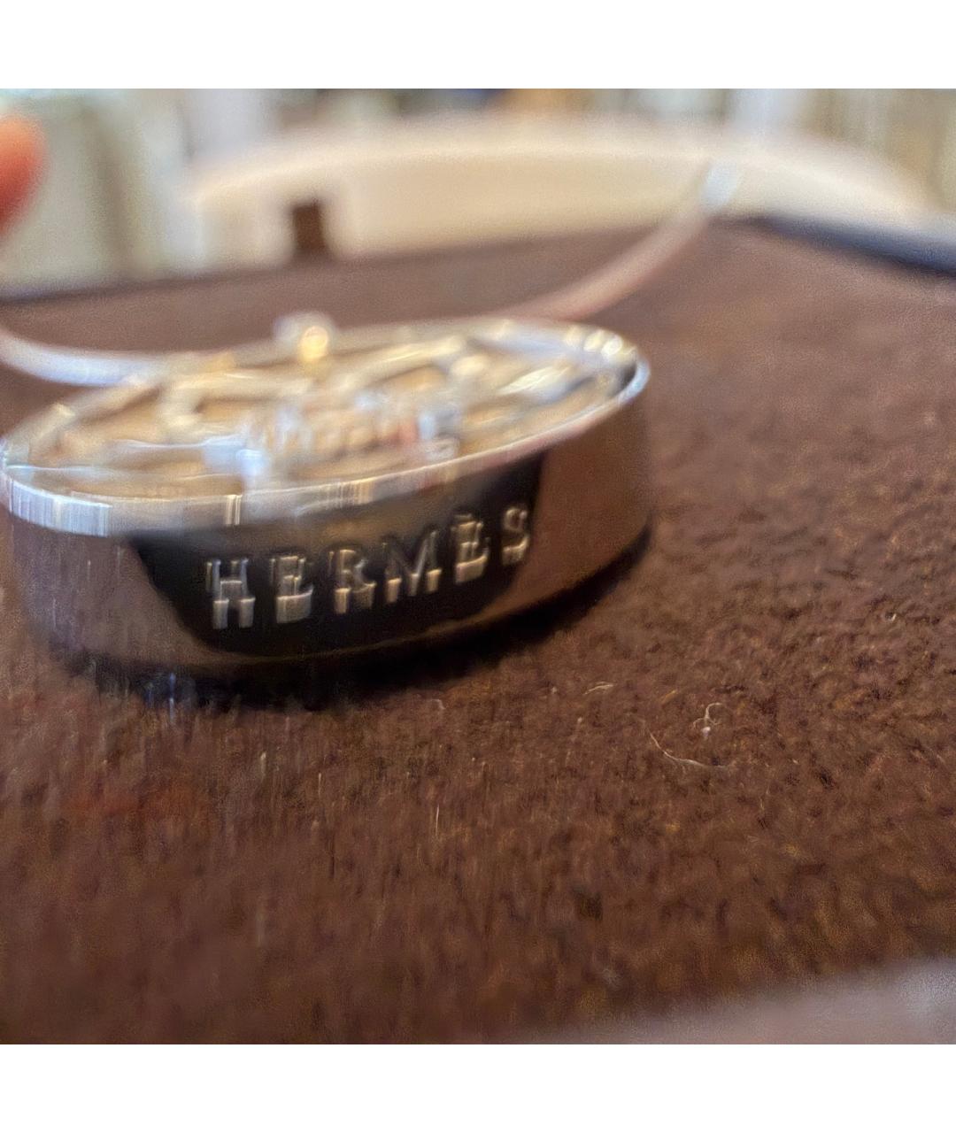 HERMES Серебряное серебряное колье, фото 7