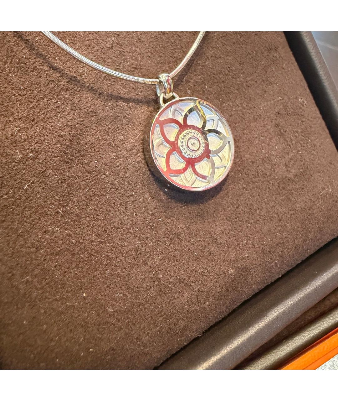 HERMES Серебряное серебряное колье, фото 6