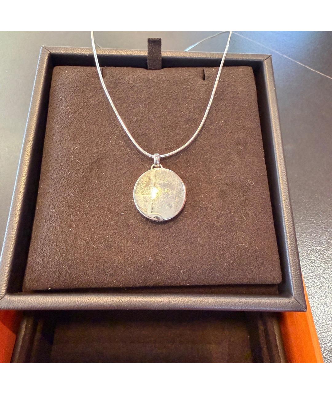 HERMES Серебряное серебряное колье, фото 4