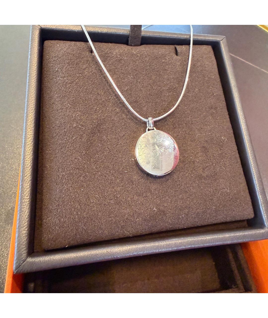 HERMES Серебряное серебряное колье, фото 3