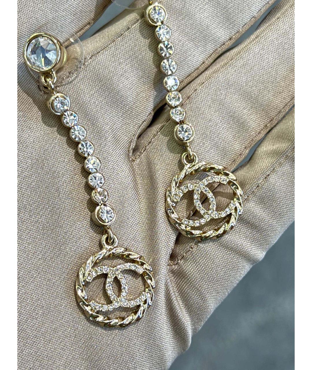 CHANEL Серебряные металлические серьги, фото 6