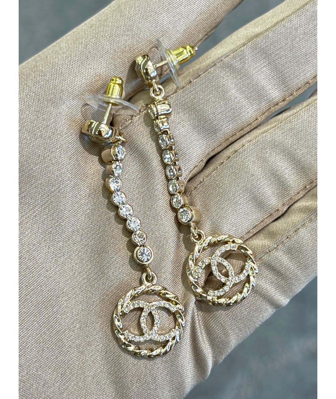 CHANEL Серебряные металлические серьги, фото 8