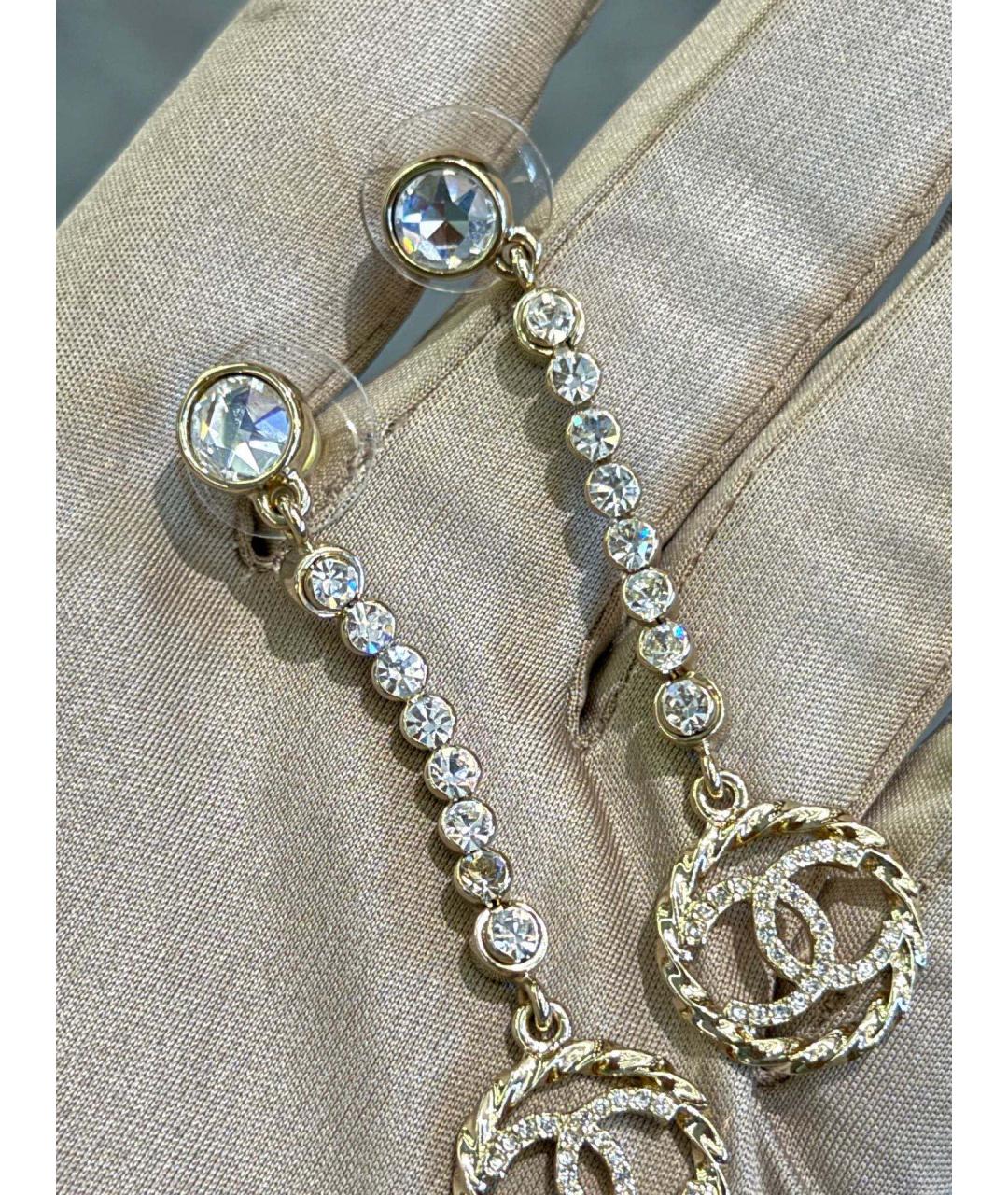 CHANEL Серебряные металлические серьги, фото 7