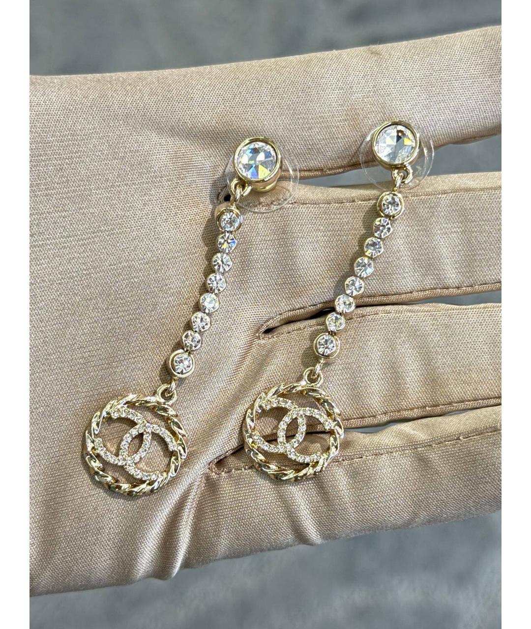 CHANEL Серебряные металлические серьги, фото 5