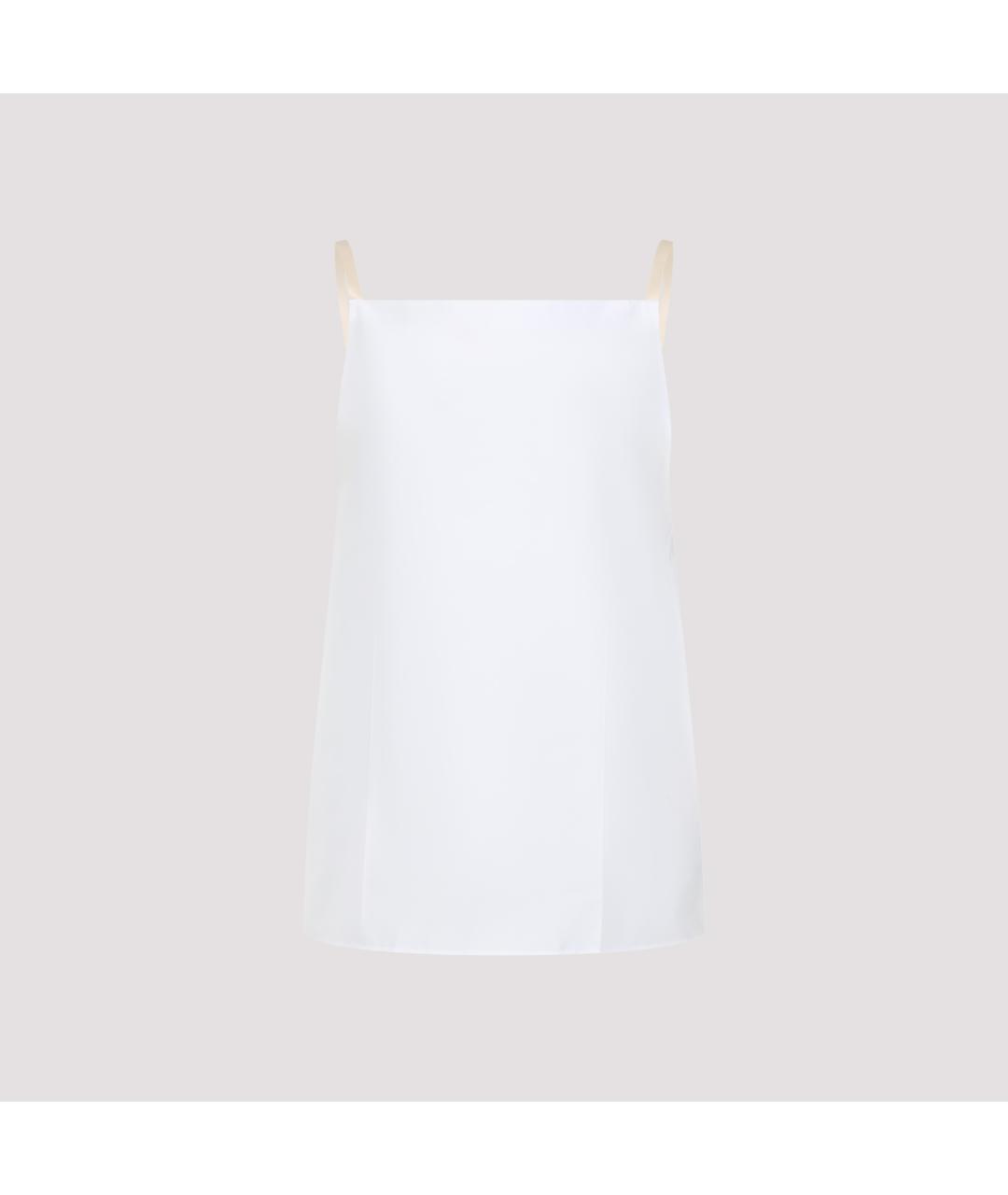 Carven Белая полиэстеровая майка, фото 3