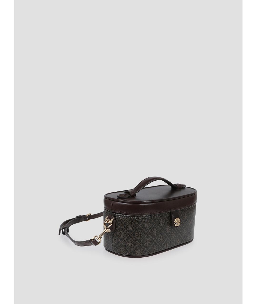 TORY BURCH Коричневая сумка с короткими ручками из искусственной кожи, фото 2