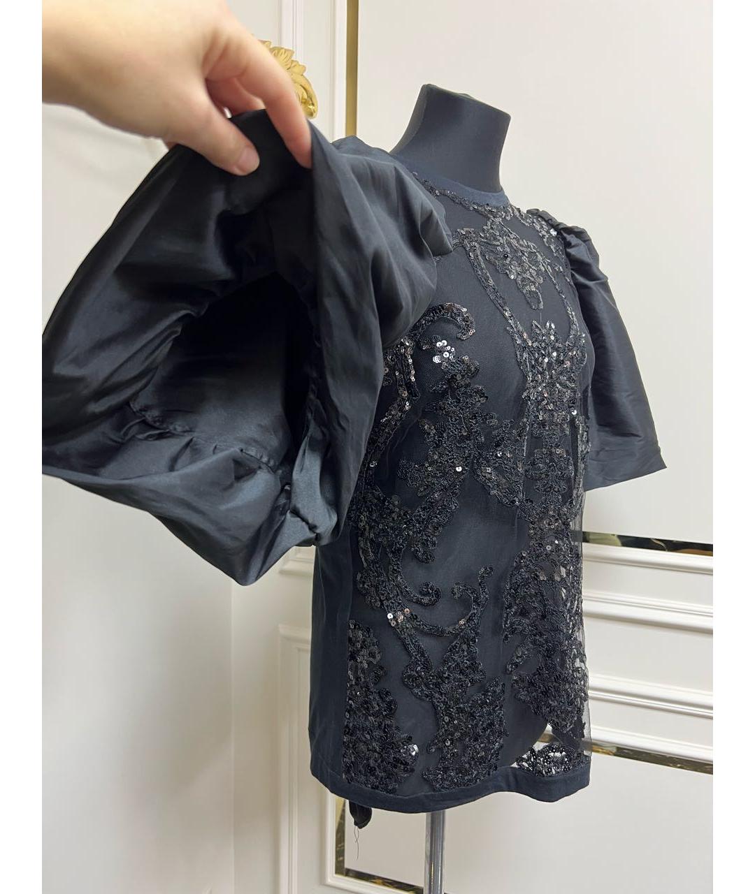 ELIE SAAB Черная рубашка, фото 7