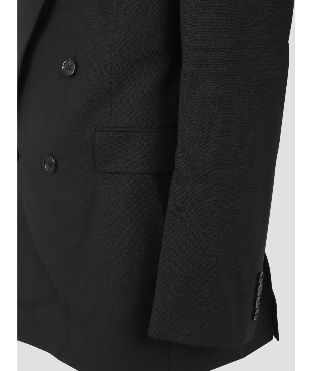 SAINT LAURENT Черный шерстяной пиджак, фото 3