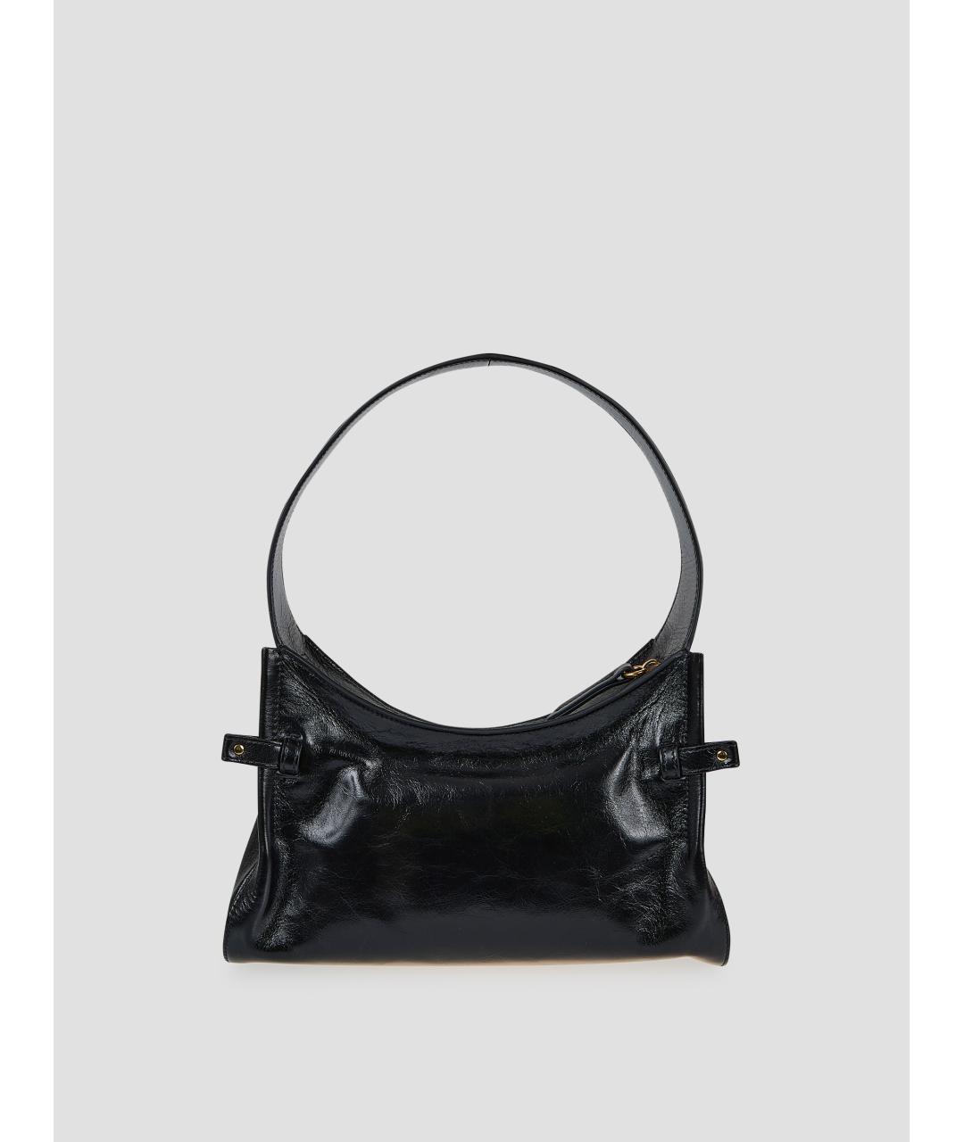CHLOE Черная кожаная сумка через плечо, фото 3