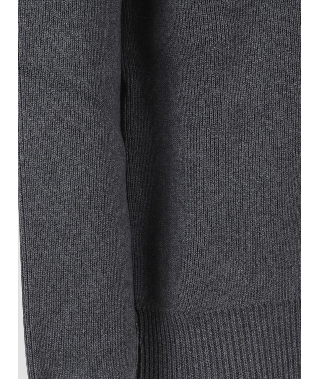 GOLDEN GOOSE DELUXE BRAND Серый хлопковый джемпер / свитер, фото 3