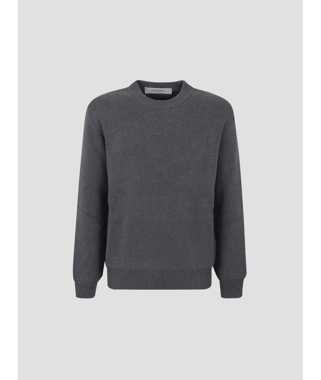 GOLDEN GOOSE DELUXE BRAND Серый хлопковый джемпер / свитер, фото 4