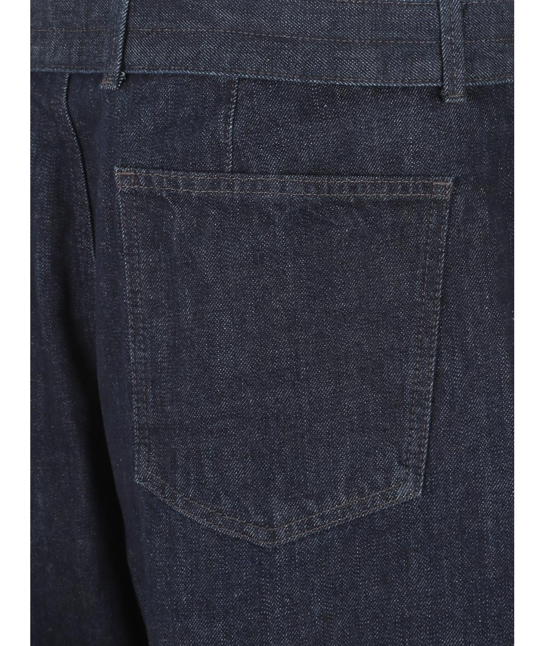 LEMAIRE Синие хлопковые прямые джинсы, фото 3