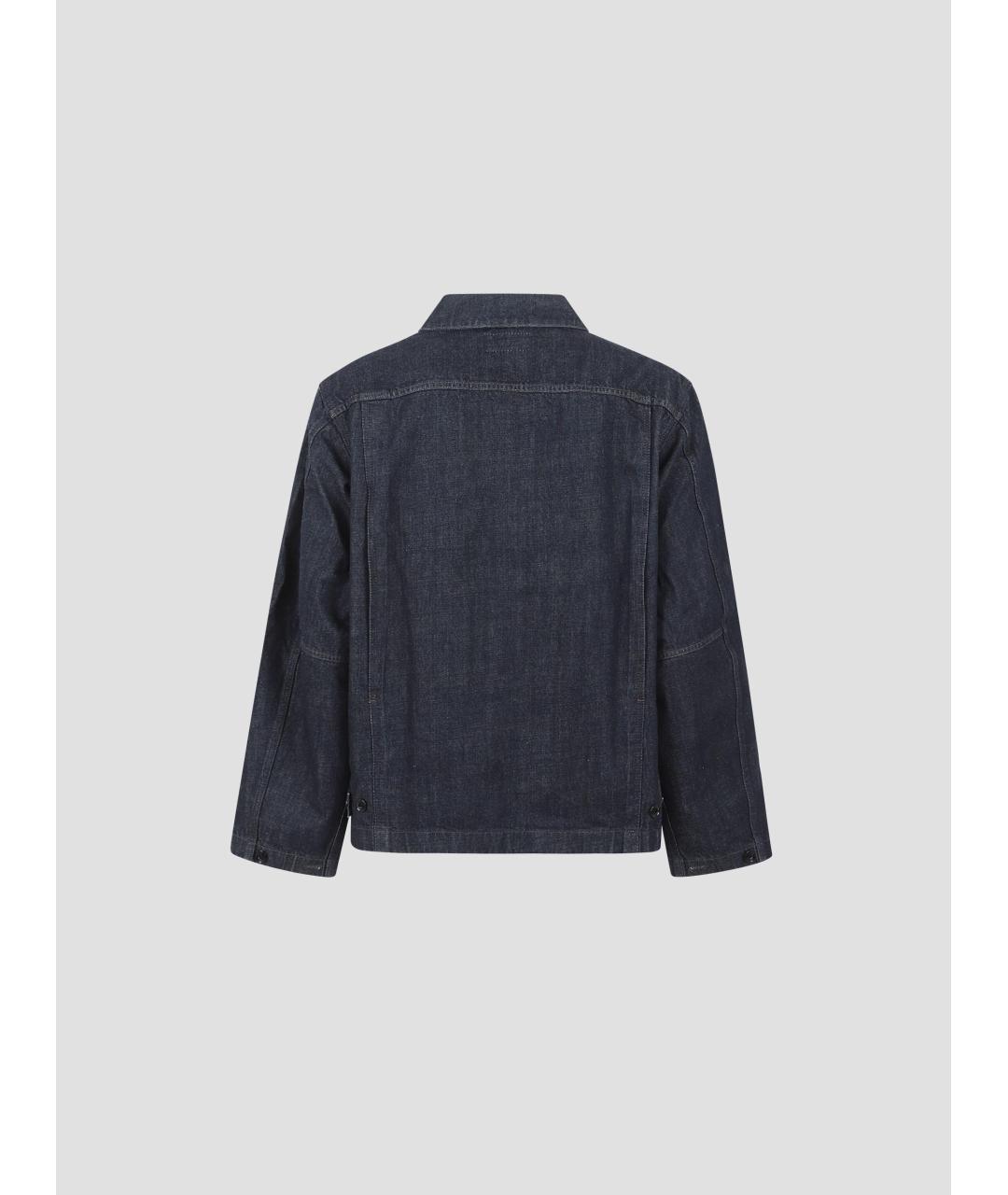 LEMAIRE Темно-синяя хлопковая куртка, фото 2