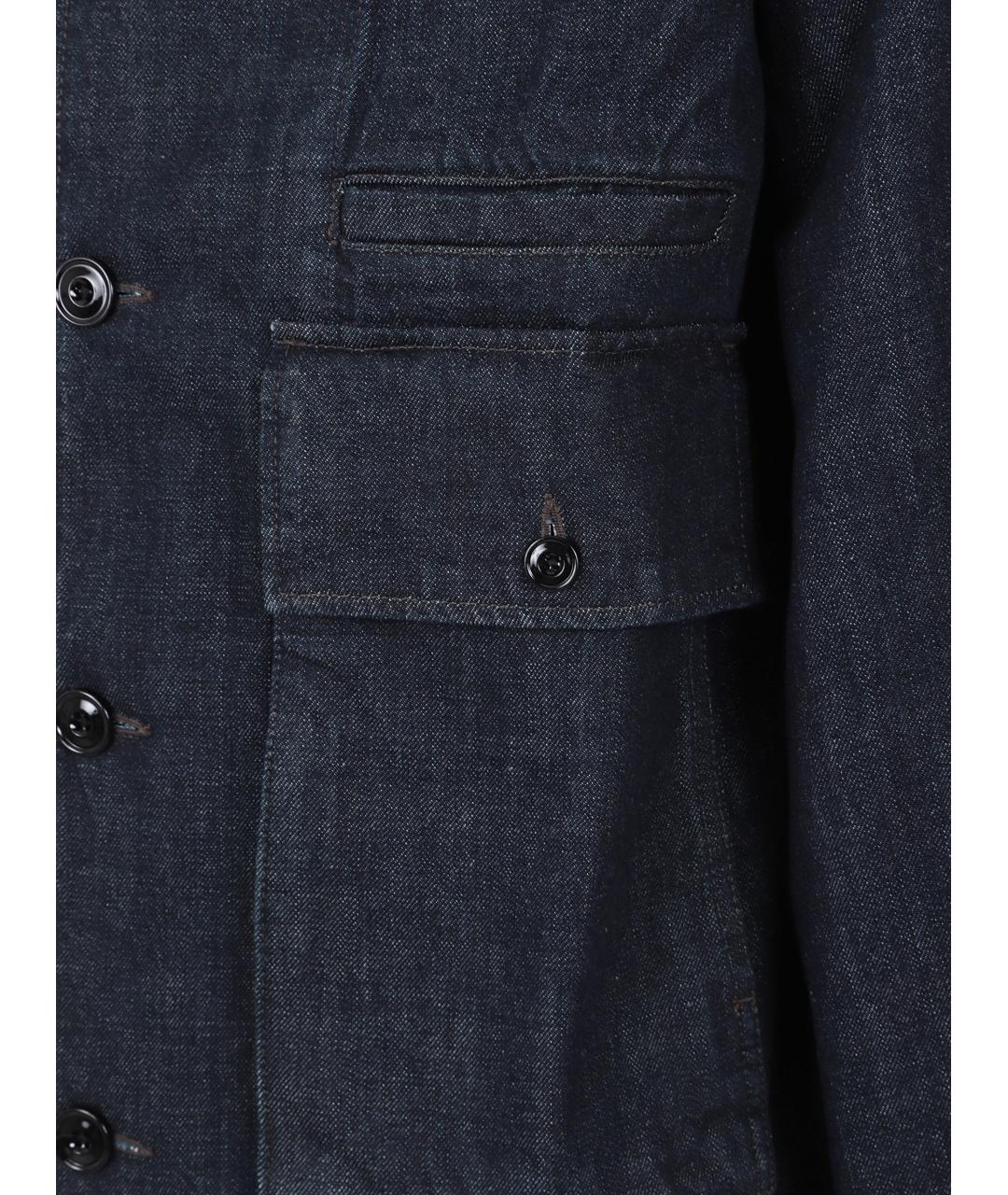 LEMAIRE Темно-синяя хлопковая куртка, фото 3
