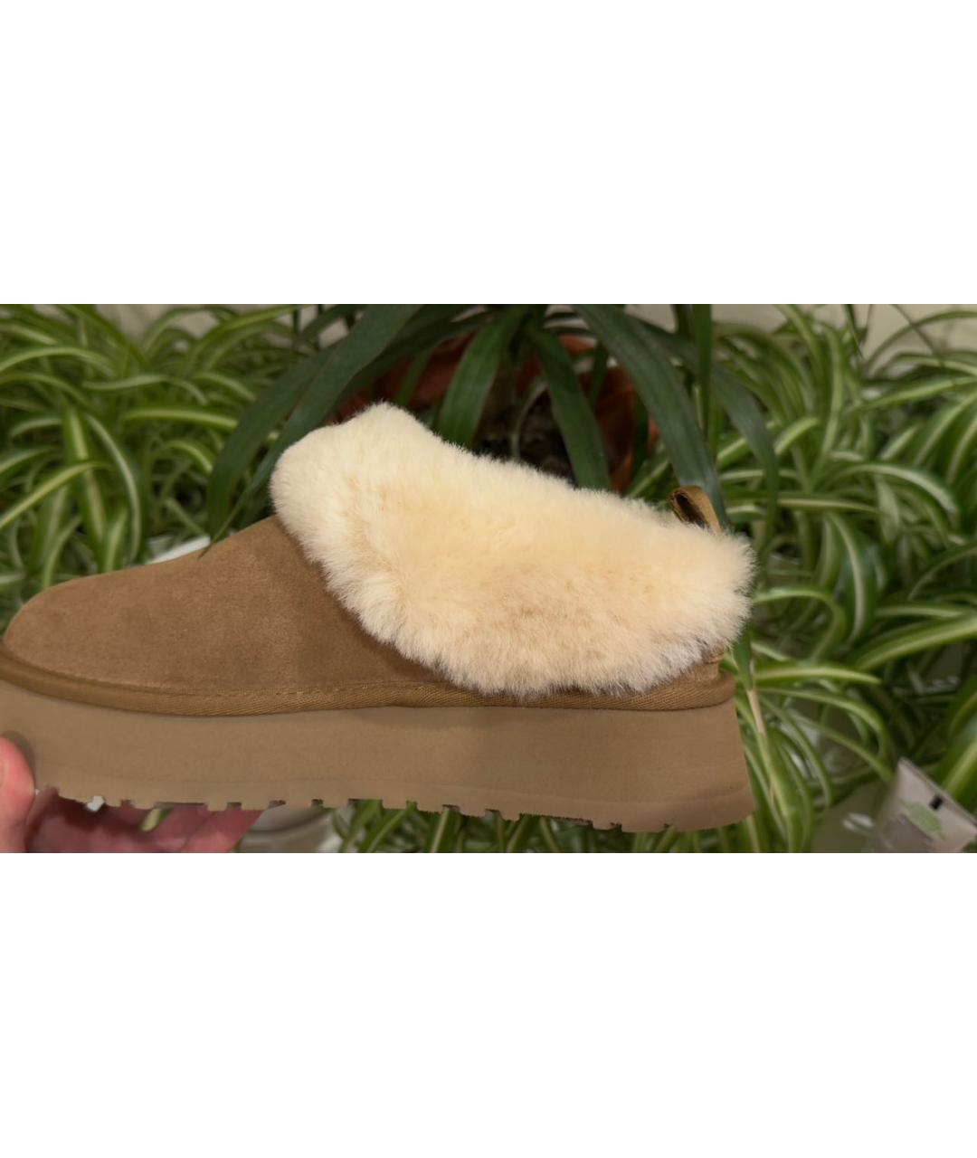 UGG AUSTRALIA Коричневые замшевые полусапоги, фото 5