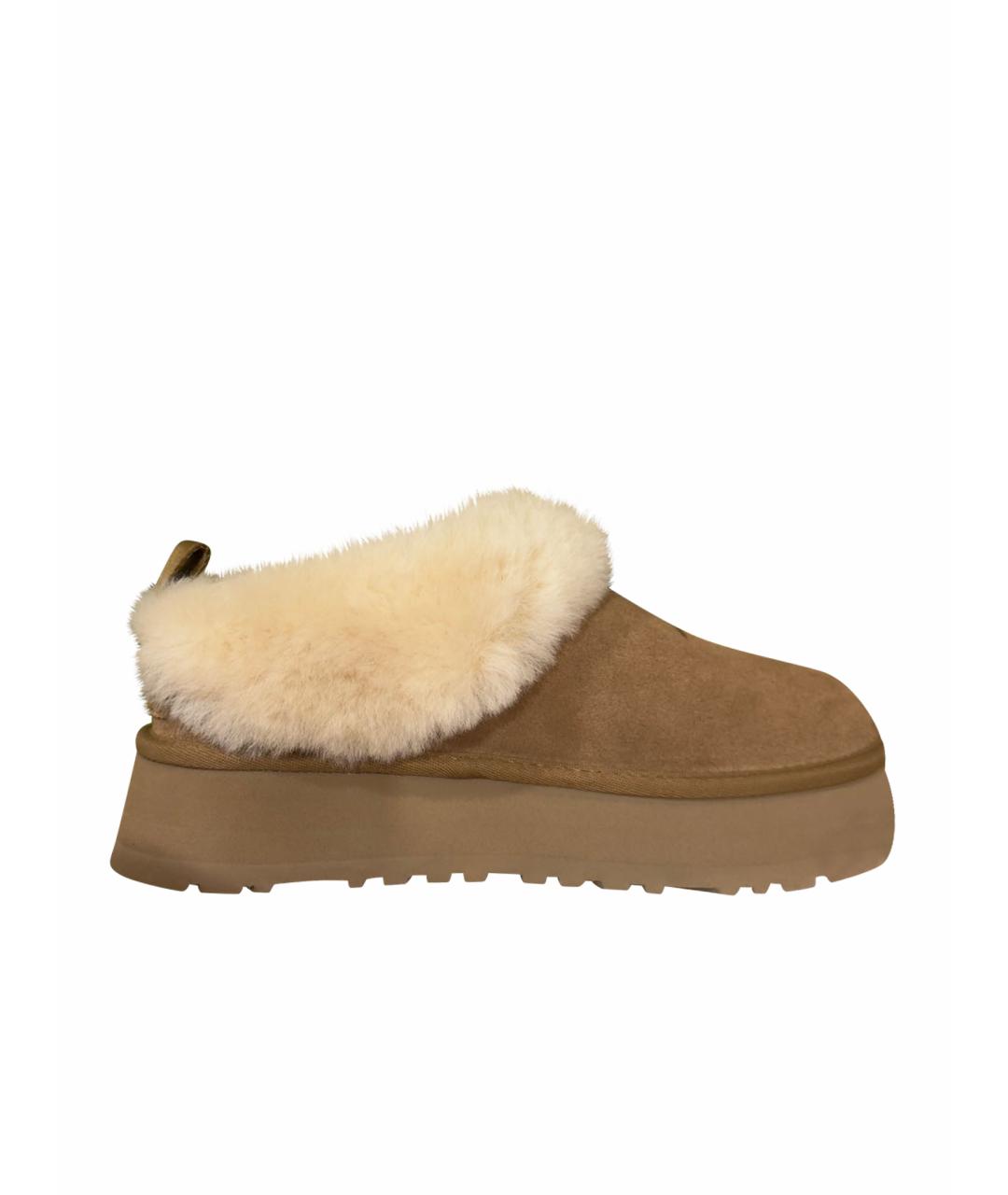 UGG AUSTRALIA Коричневые замшевые полусапоги, фото 1