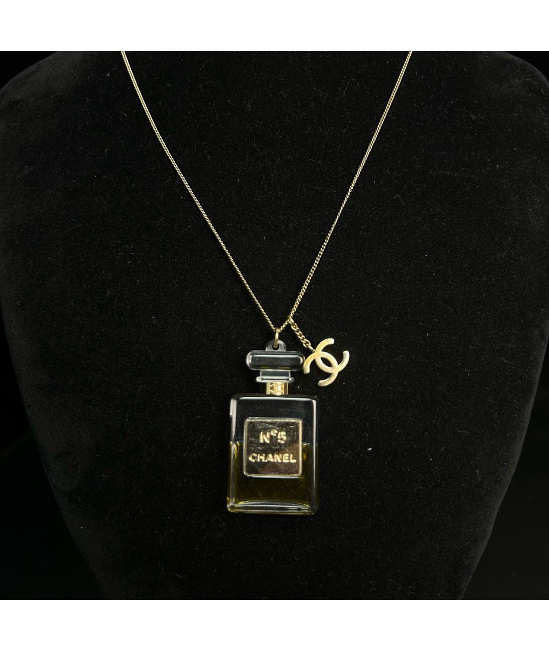 CHANEL Золотое металлическое колье, фото 7