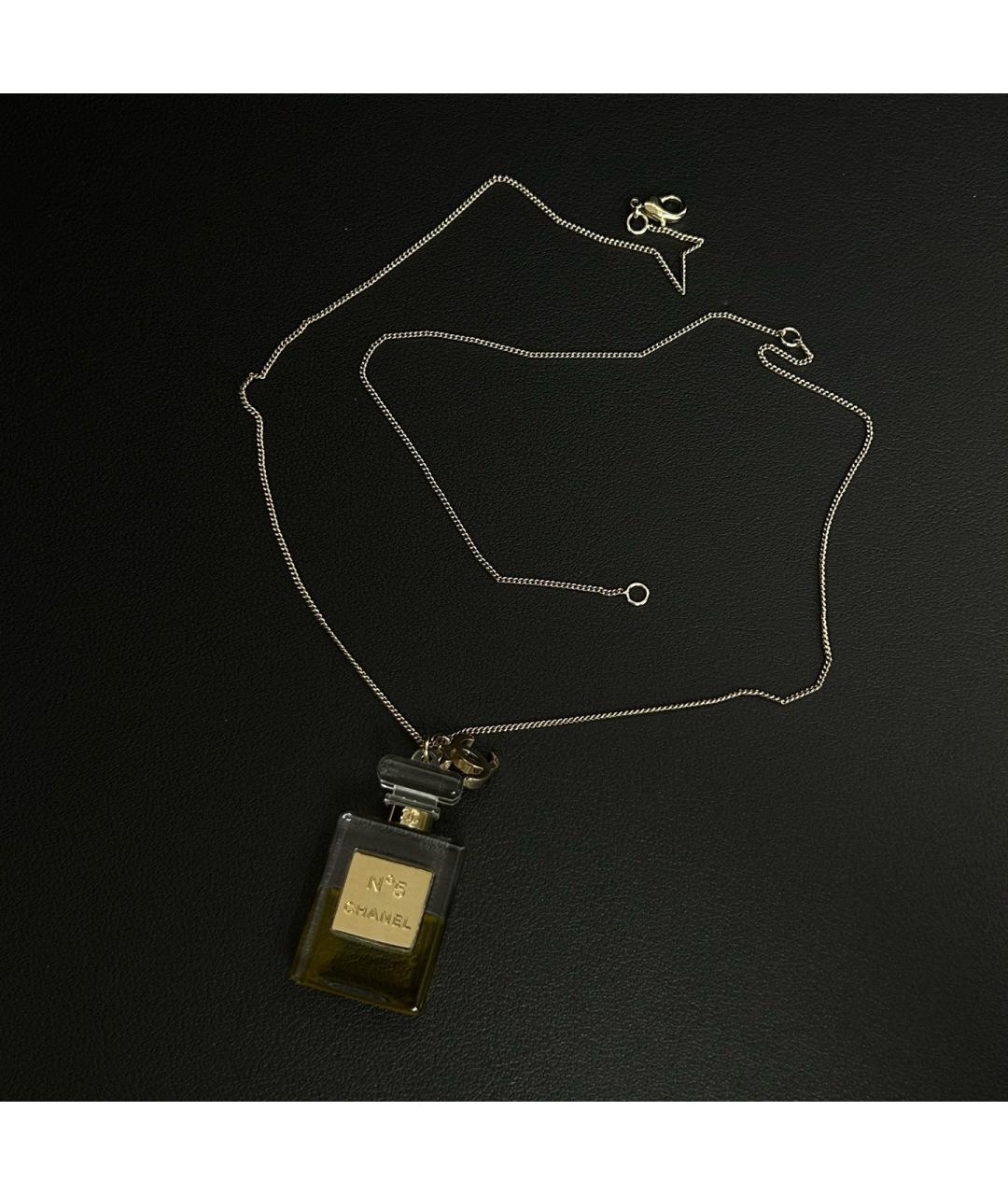 CHANEL Золотое металлическое колье, фото 4