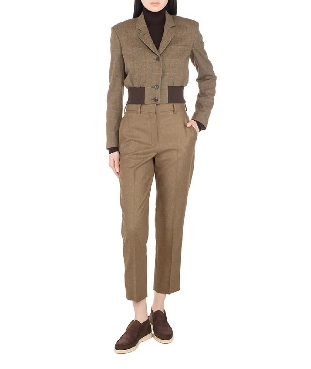 LORO PIANA Коричневые замшевые лоферы, фото 2