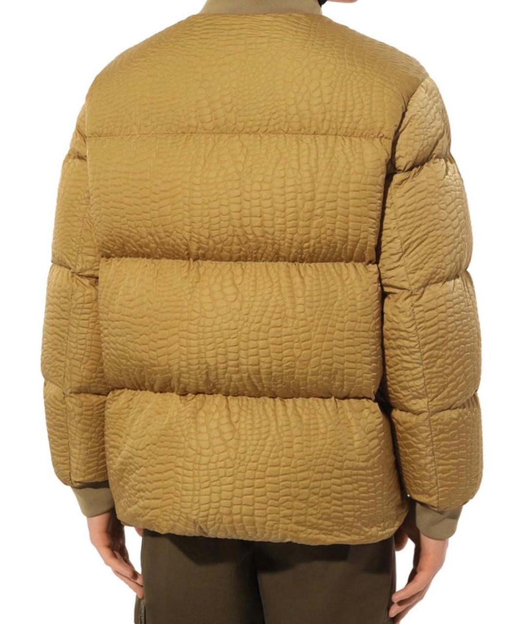 MONCLER Хаки полиамидовый пуховик, фото 4