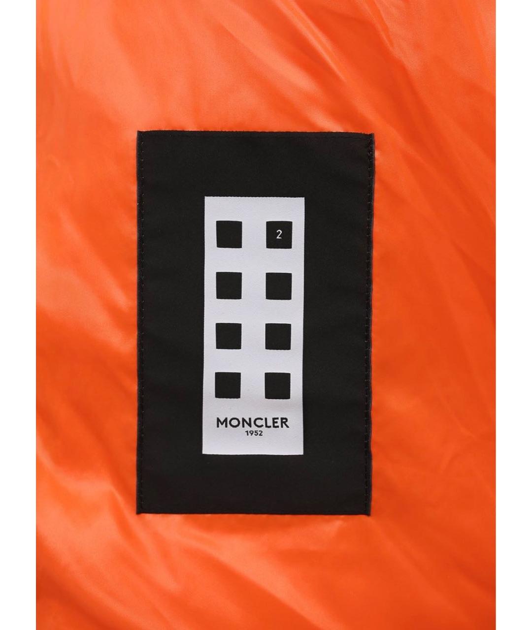 MONCLER Хаки полиамидовый пуховик, фото 6