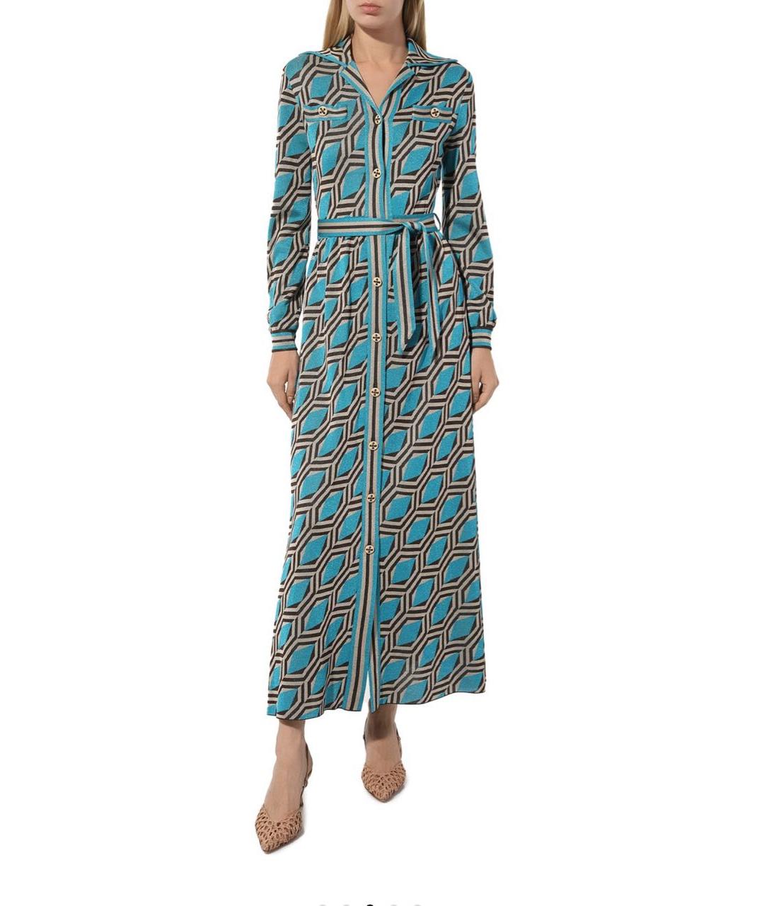 GUCCI Мульти вискозное повседневное платье, фото 3