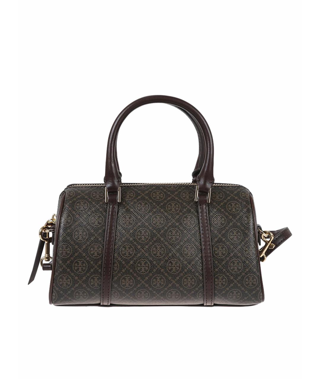 TORY BURCH Коричневая сумка с короткими ручками из искусственной кожи, фото 1