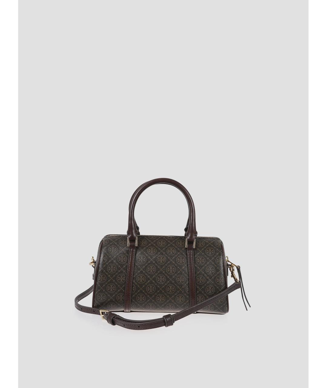 TORY BURCH Коричневая сумка с короткими ручками из искусственной кожи, фото 3