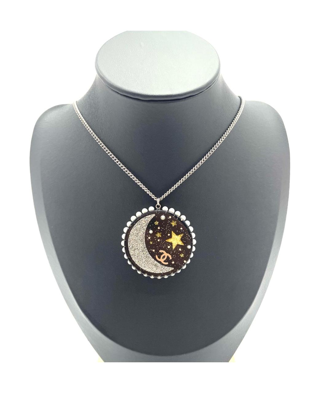 CHANEL Черная пластиковая подвеска, фото 7