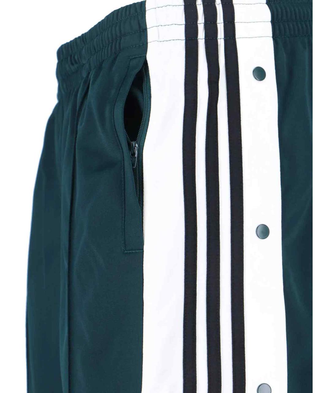 ADIDAS Зеленые прямые брюки, фото 4