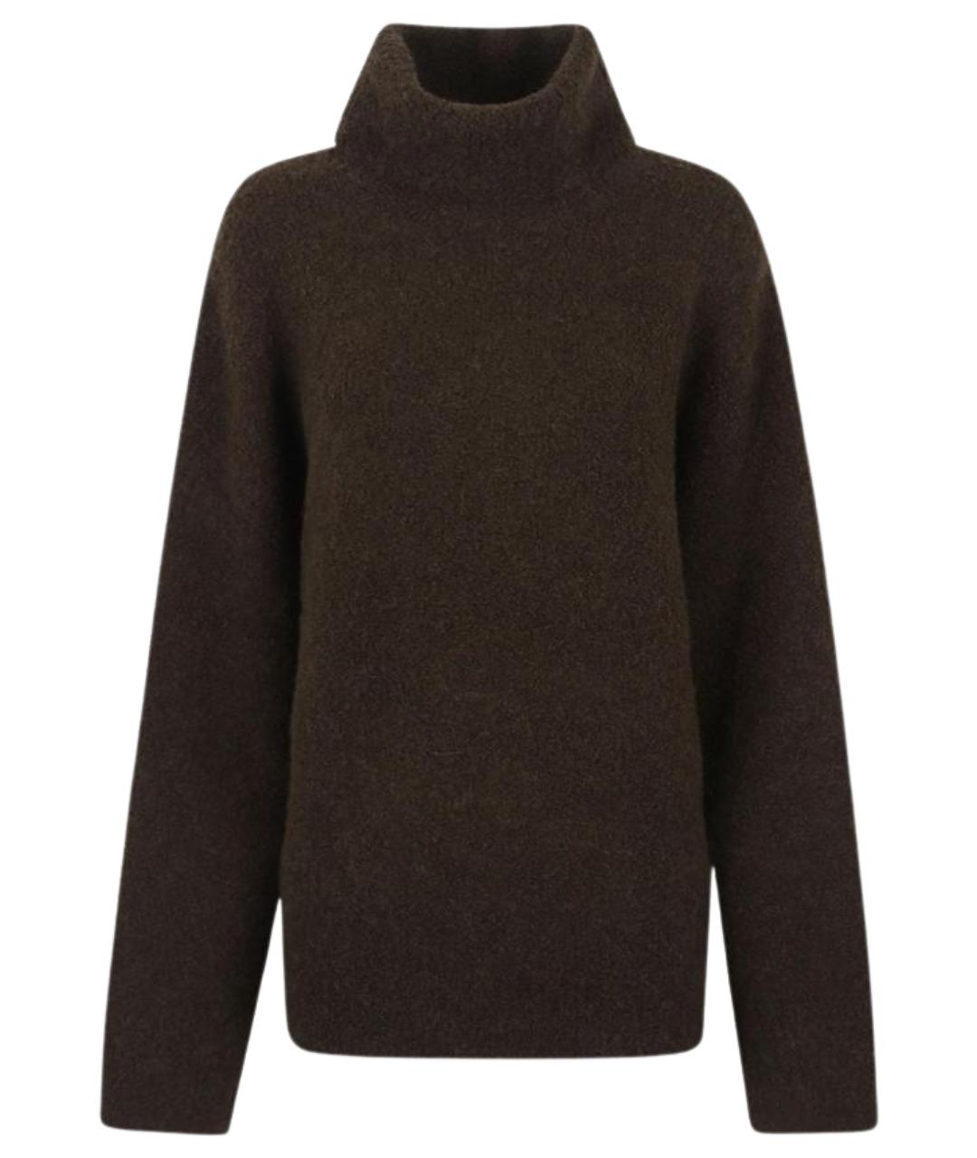 TOTEME Коричневый шерстяной джемпер / свитер, фото 1