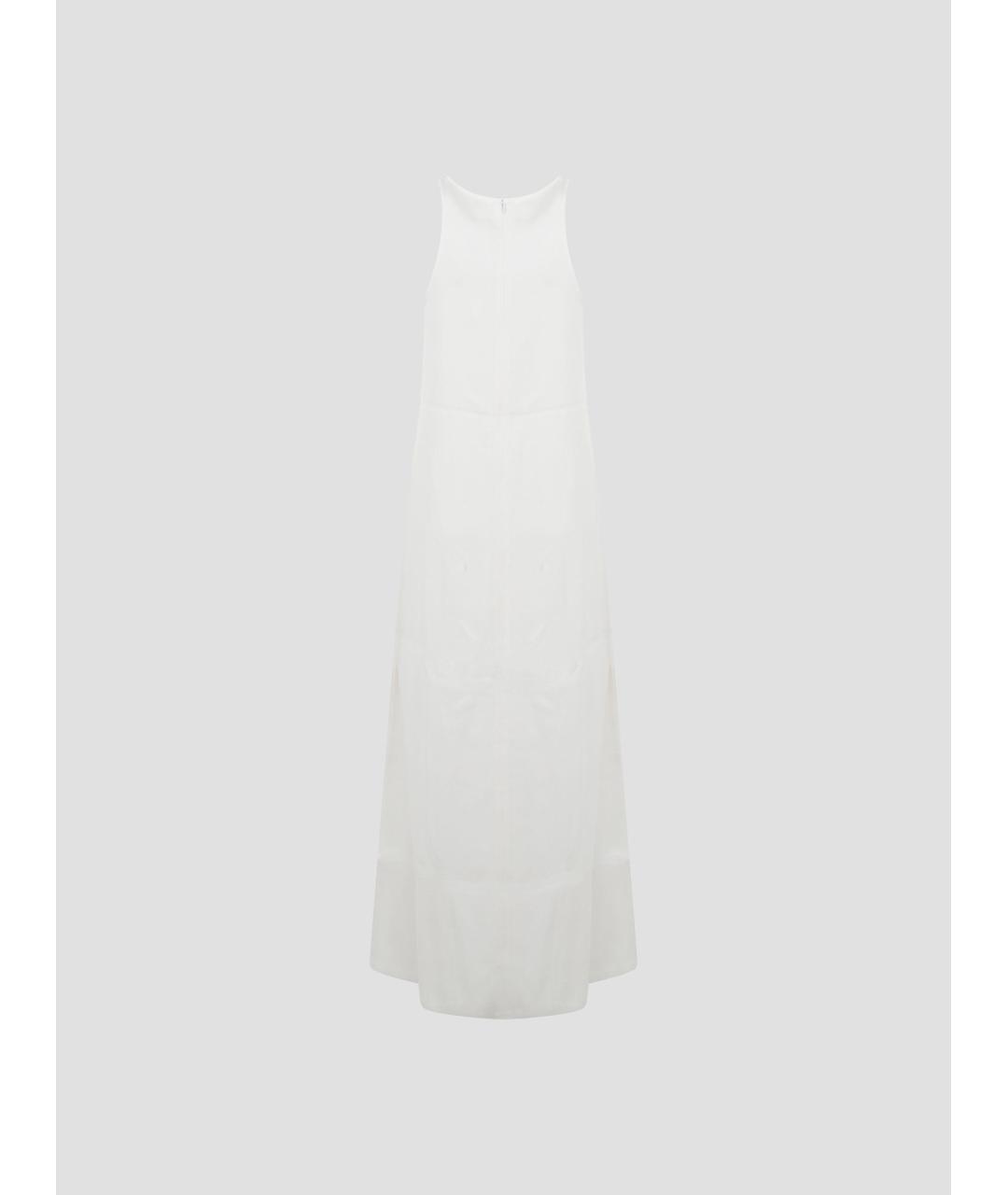 TOTEME Белое вискозное повседневное платье, фото 2