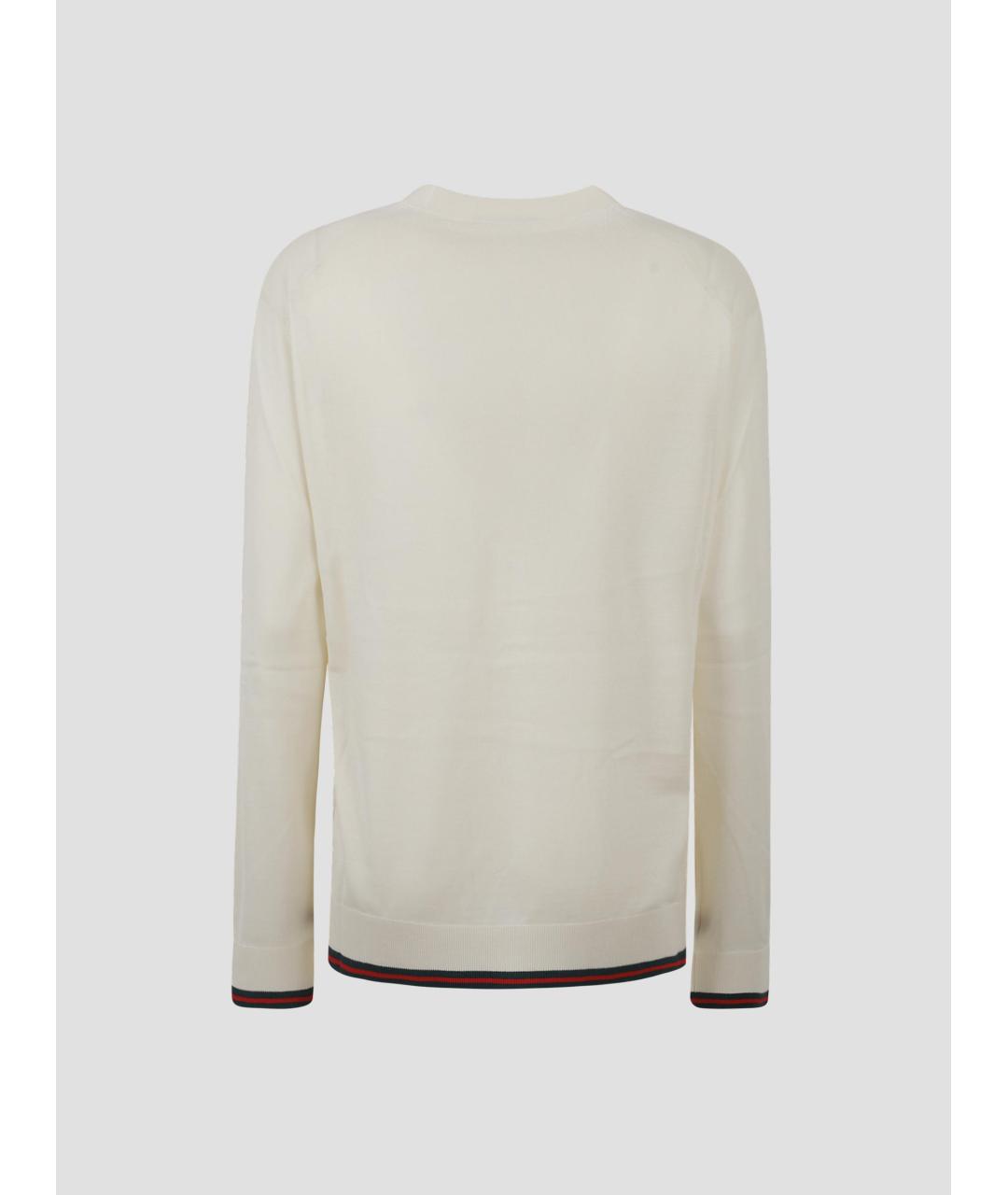 GUCCI Белый кашемировый кардиган, фото 2