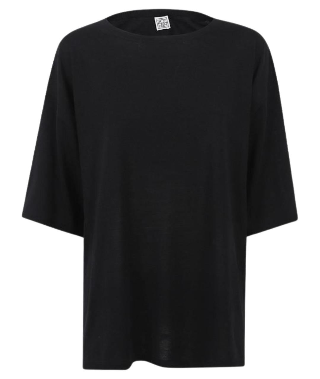 TOTEME Черная футболка, фото 1