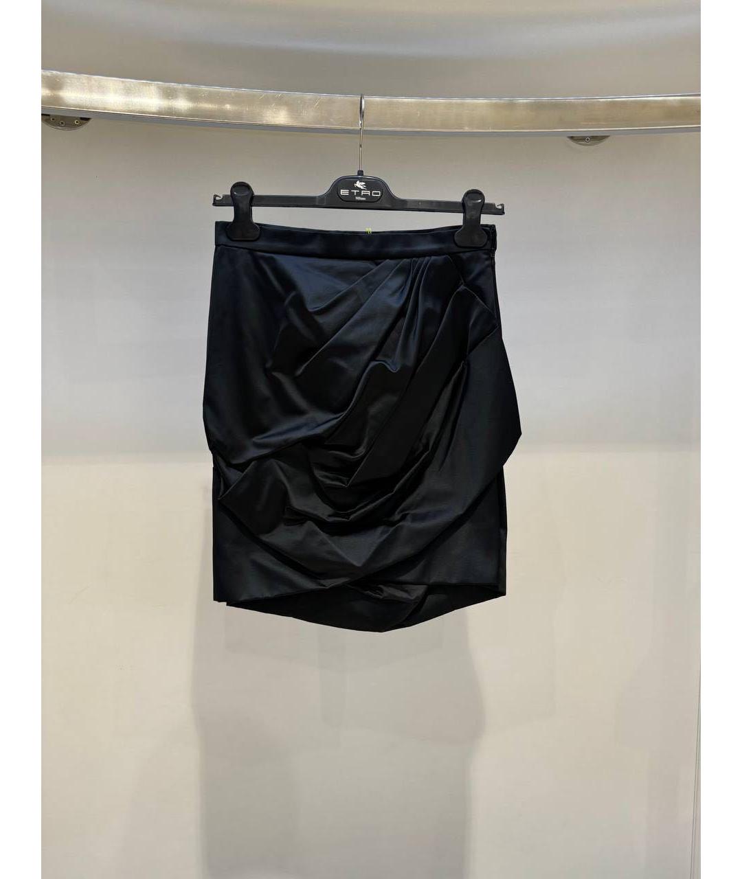 ETRO Черная юбка миди, фото 3