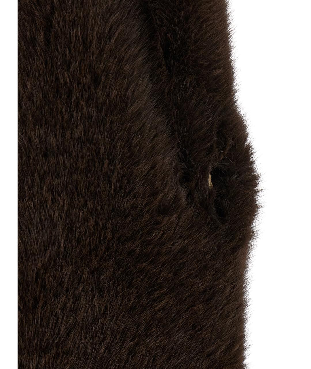 B&B COUTURE Коричневый полиэстеровый жилет, фото 4