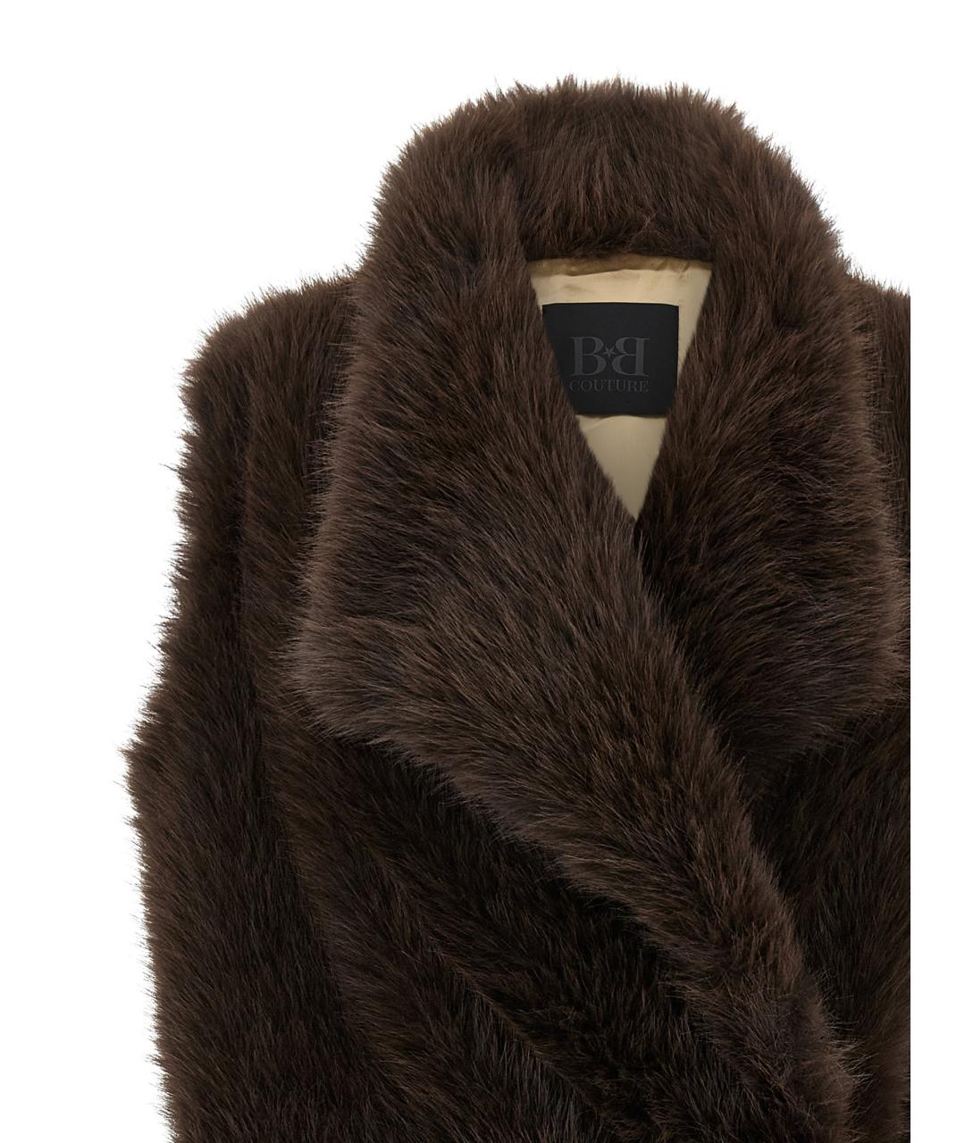 B&B COUTURE Коричневый полиэстеровый жилет, фото 3