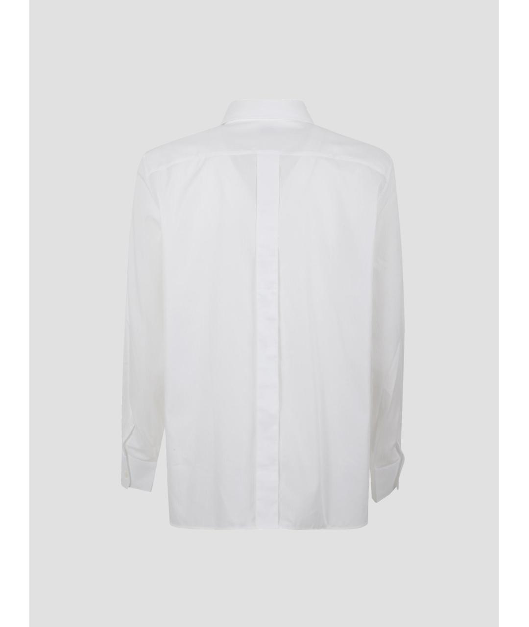 SAINT LAURENT Белая хлопковая классическая рубашка, фото 2