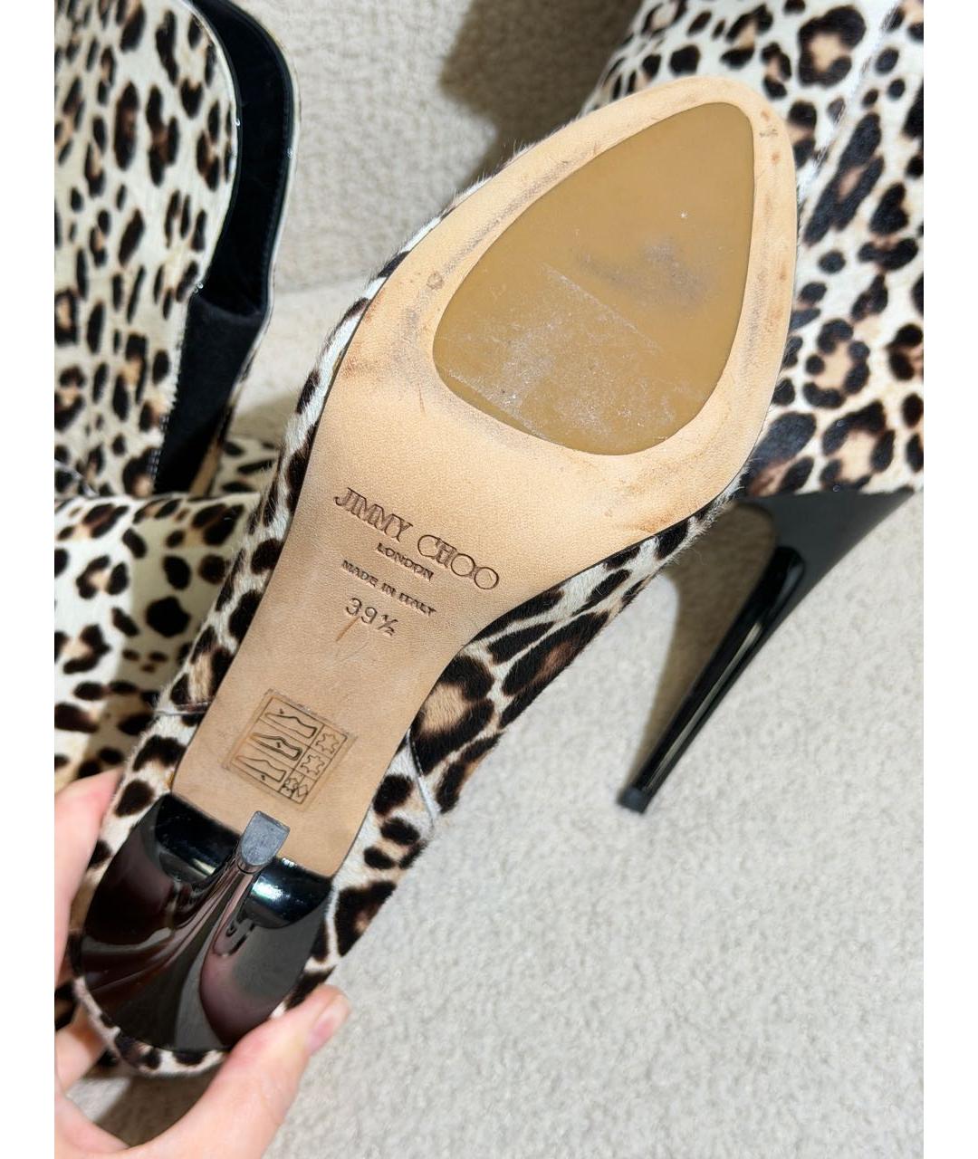 JIMMY CHOO Мульти кожаные ботфорты, фото 6