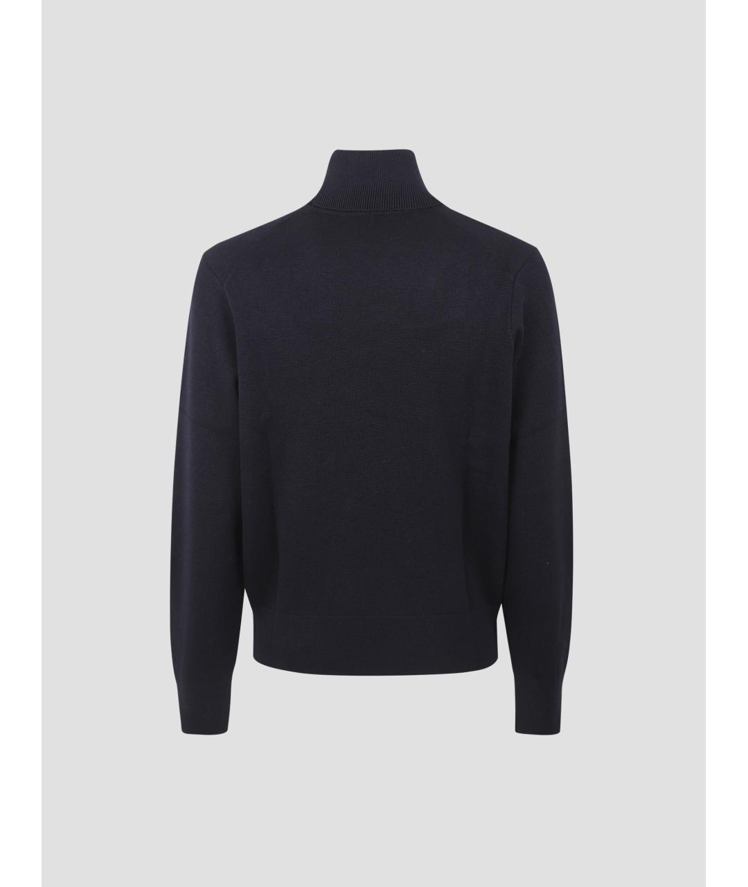 Ami Paris Черный шерстяной джемпер / свитер, фото 2