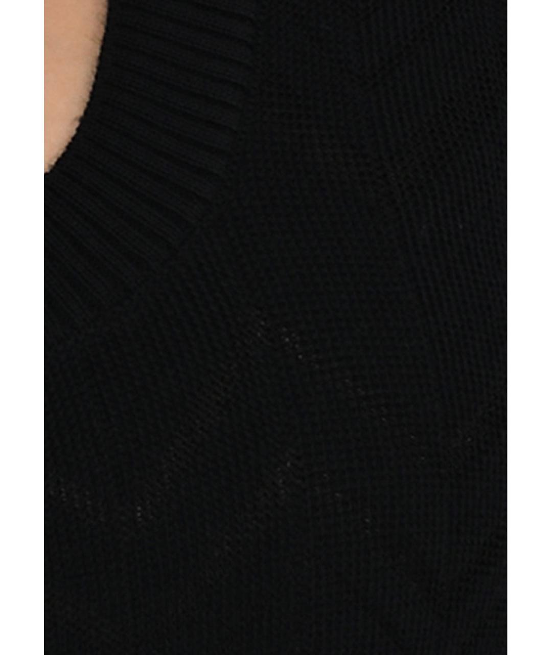 MISSONI Черное шерстяное повседневное платье, фото 4