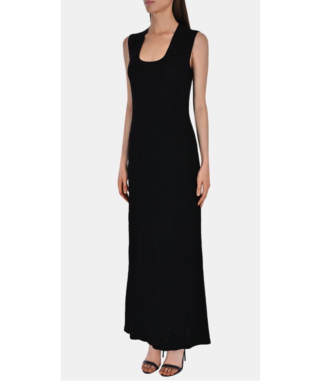 MISSONI Черное шерстяное повседневное платье, фото 2