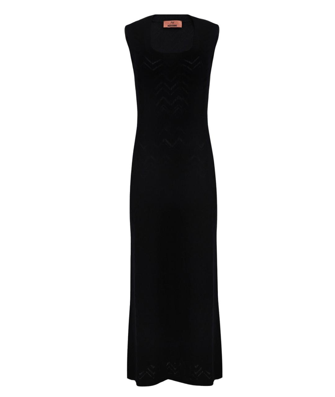 MISSONI Черное шерстяное повседневное платье, фото 5