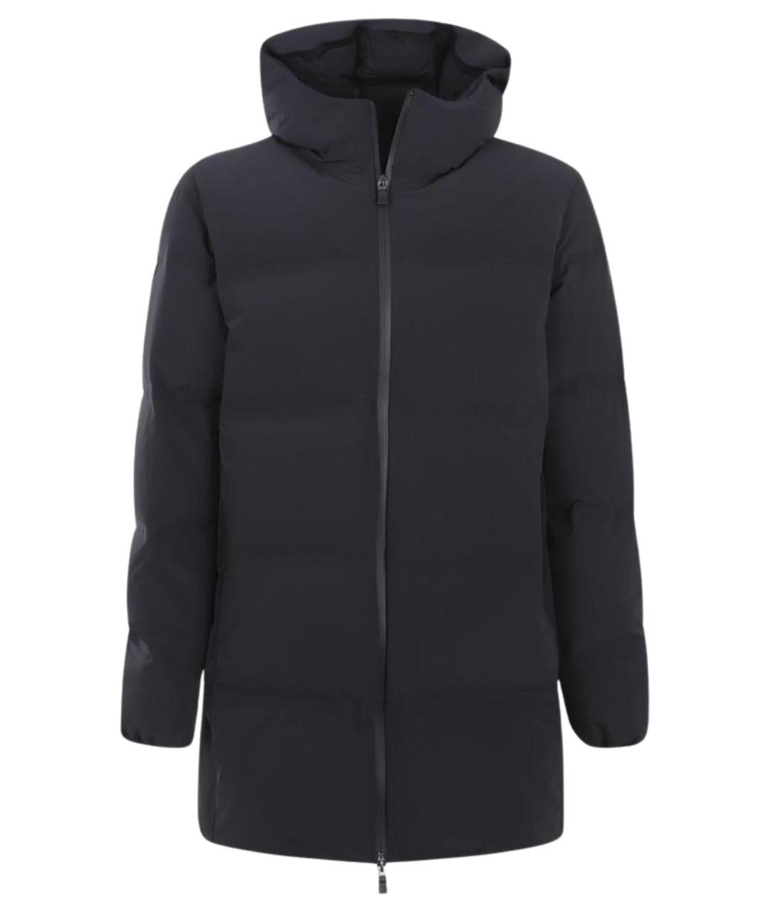 HERNO Черный полиамидовый пуховик, фото 1