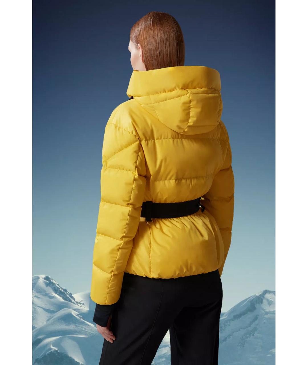 MONCLER GRENOBLE Желтый пуховик, фото 4