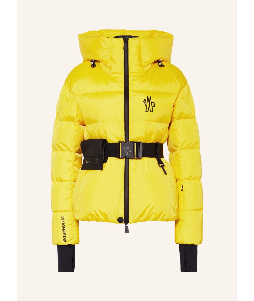 MONCLER GRENOBLE Желтый пуховик, фото 7
