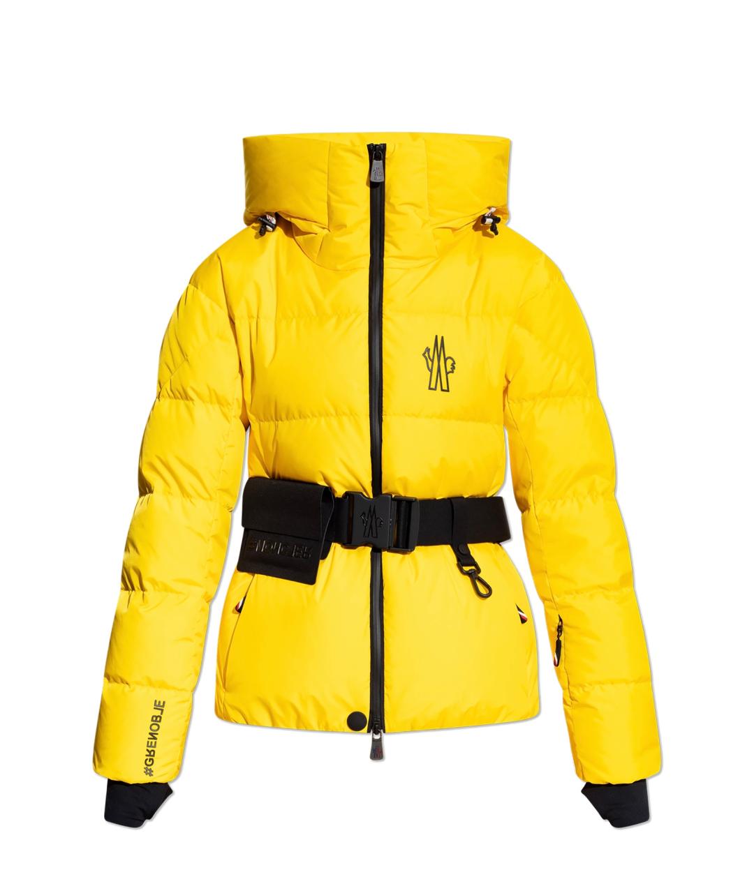 MONCLER GRENOBLE Желтый пуховик, фото 1