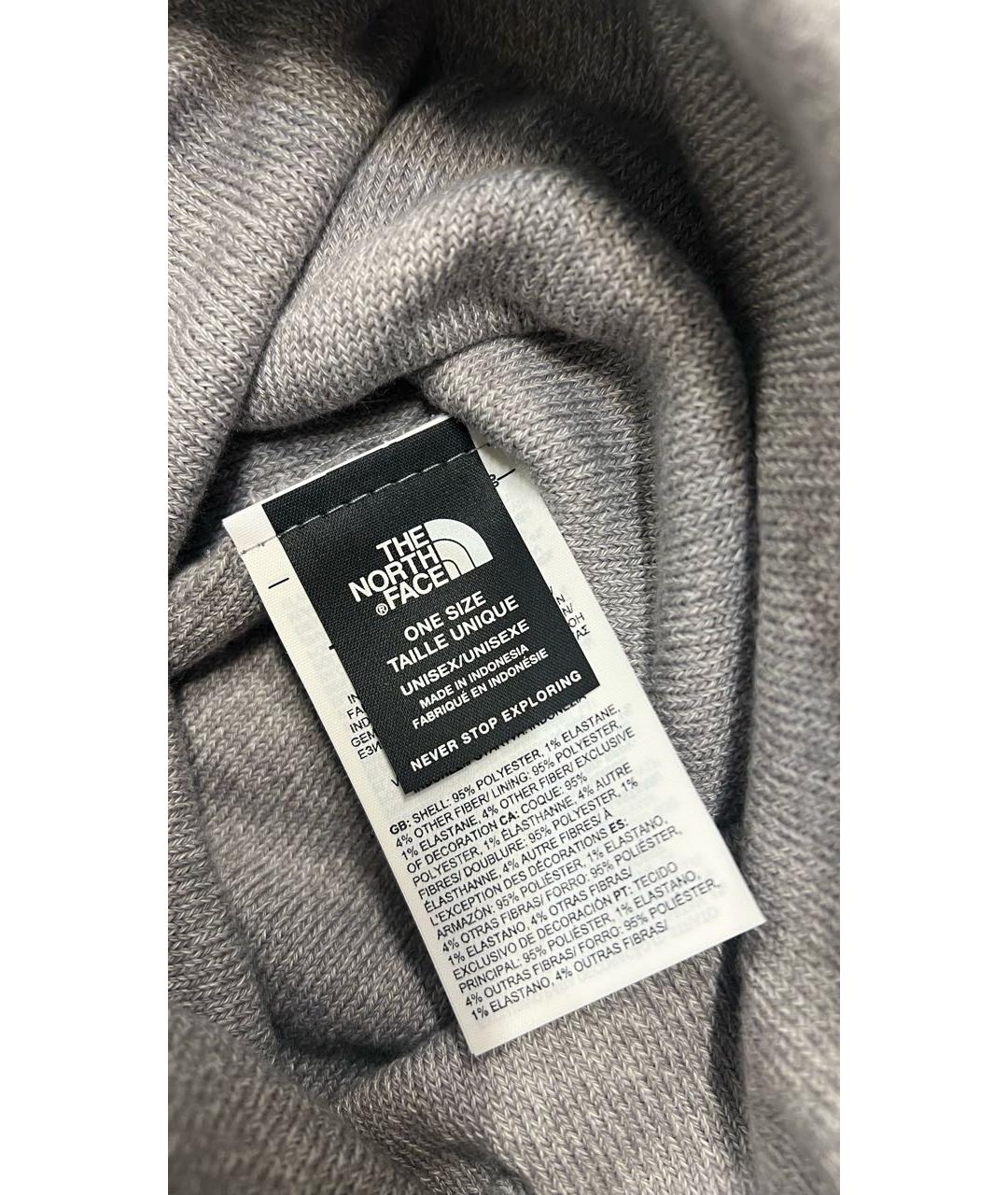 THE NORTH FACE Серая синтетическая шапка, фото 3