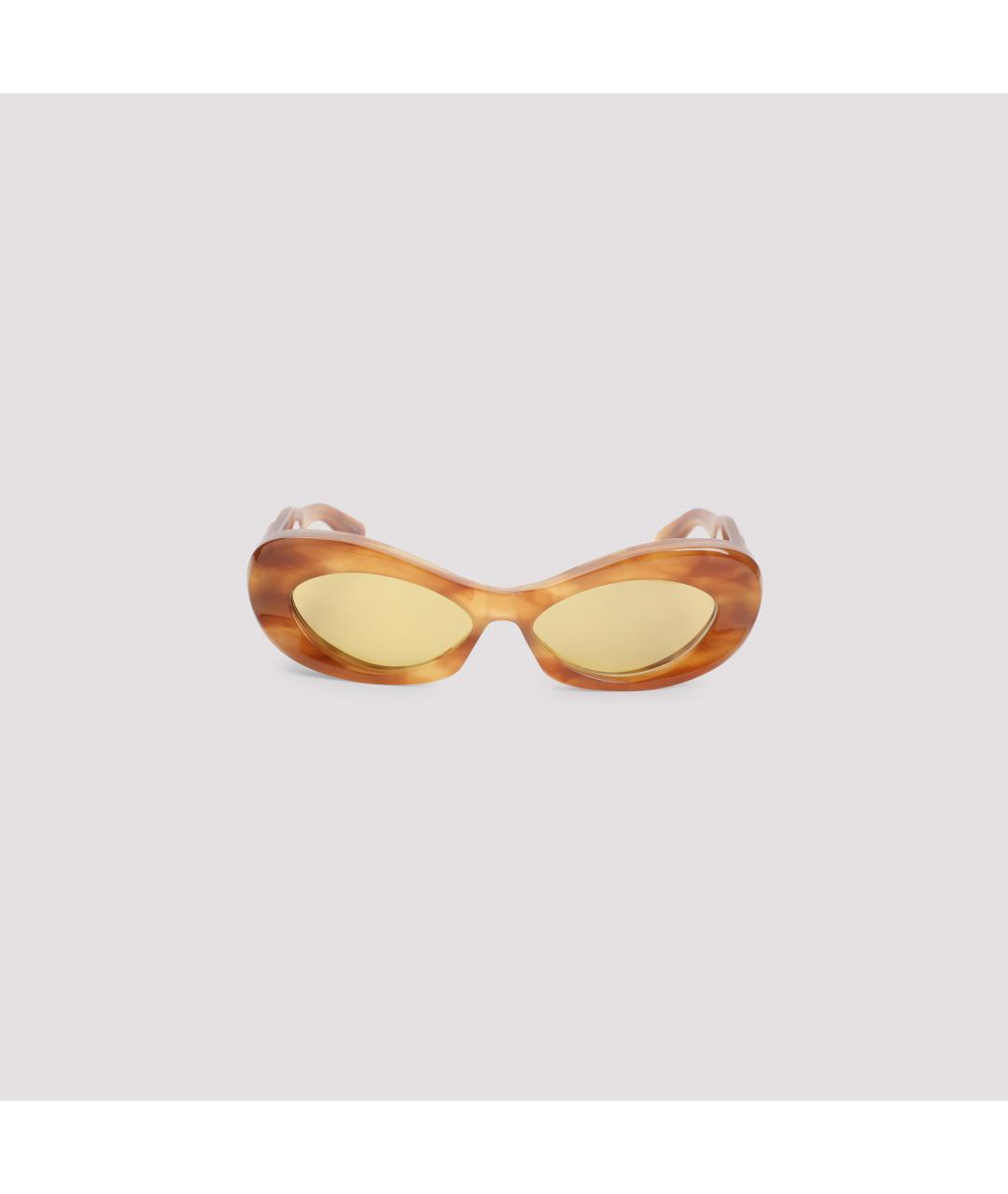 VALENTINO Золотые солнцезащитные очки, фото 2